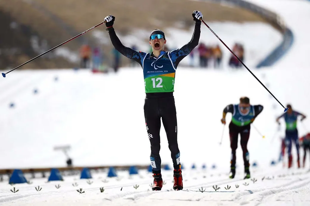 Белорусский лыжник-паралимпиец Роман Свириденко. Фото: НОК Беларуси.