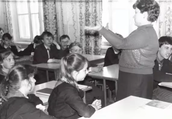 Лукреция Саттарова в 14-й школе Бобруйска.