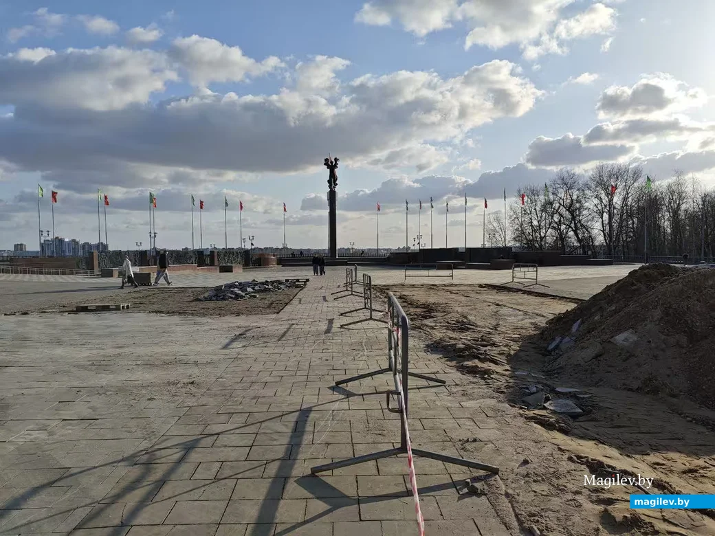  17 марта 2026 года. Могилев. Площадь Славы. 