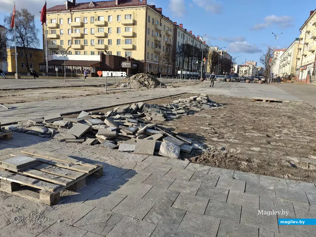  17 марта 2026 года. Могилев. Площадь Славы. 