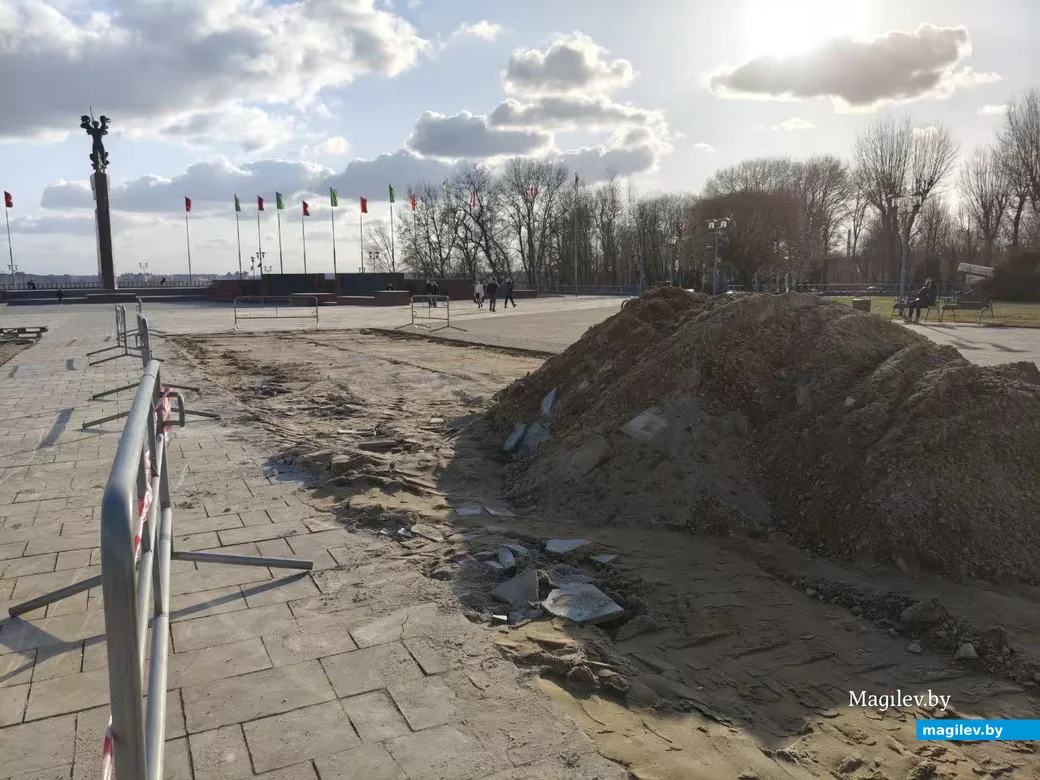 17 марта 2026 года. Могилев. Площадь Славы.  