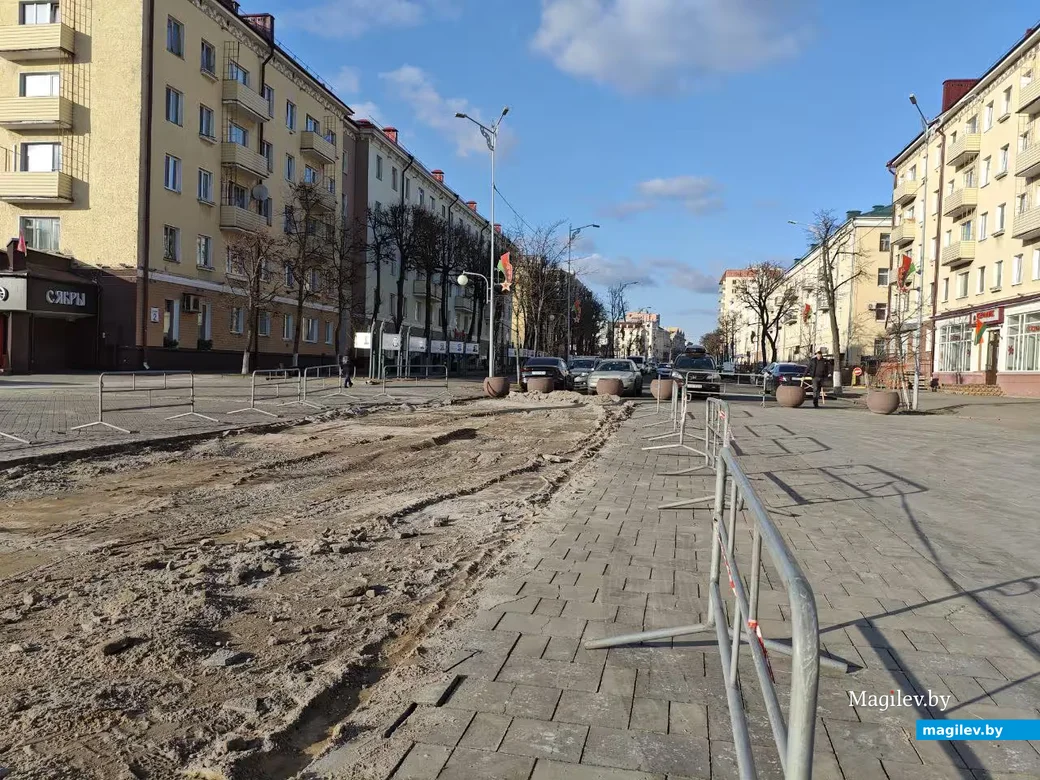  17 марта 2026 года. Могилев. Площадь Славы. 