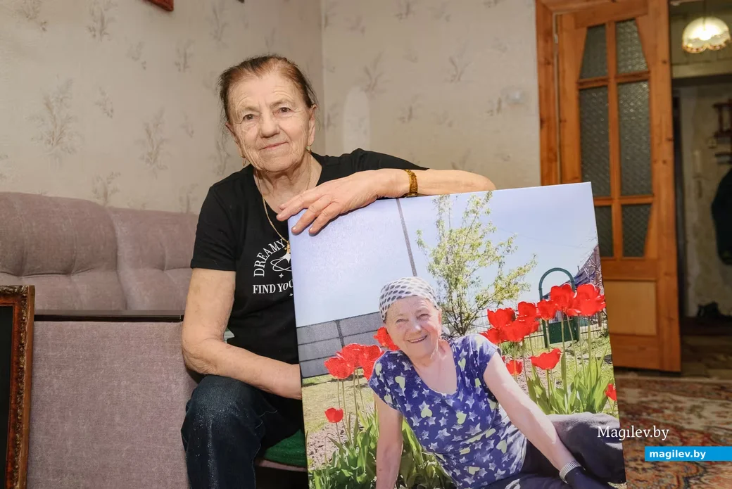 20.03.2026. Улица Ванцетти. Бобруйчанка Алиса Александровна Буцанец отпраздновала свой 90-летний