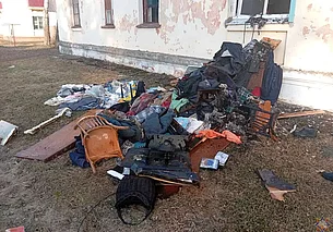 В Быхове горела квартира дома на улице Гришина. Хозяина спасли (видео)