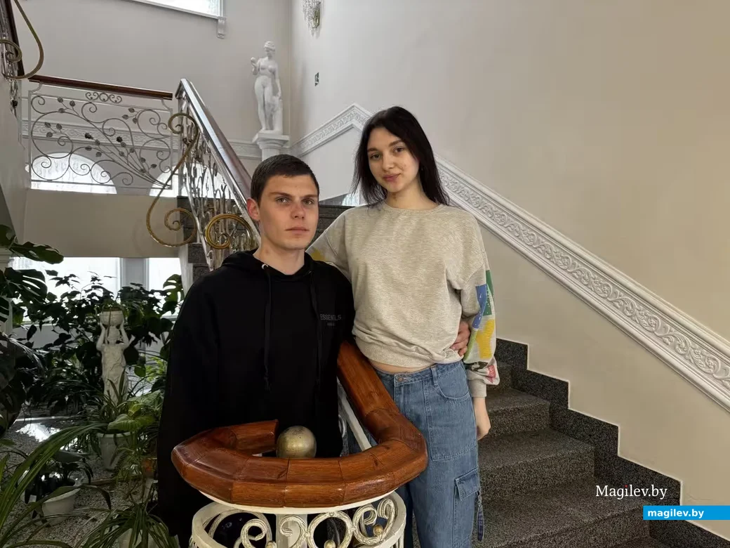 20.03.2026 г. Могилев. ЗАГС. Молодожены недели: Анастасия и Владияр Моськины.