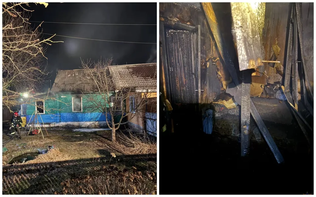 25.03.2026 г. Могилев, ул. Алтайская. Фото: Могилевское областное УМЧС