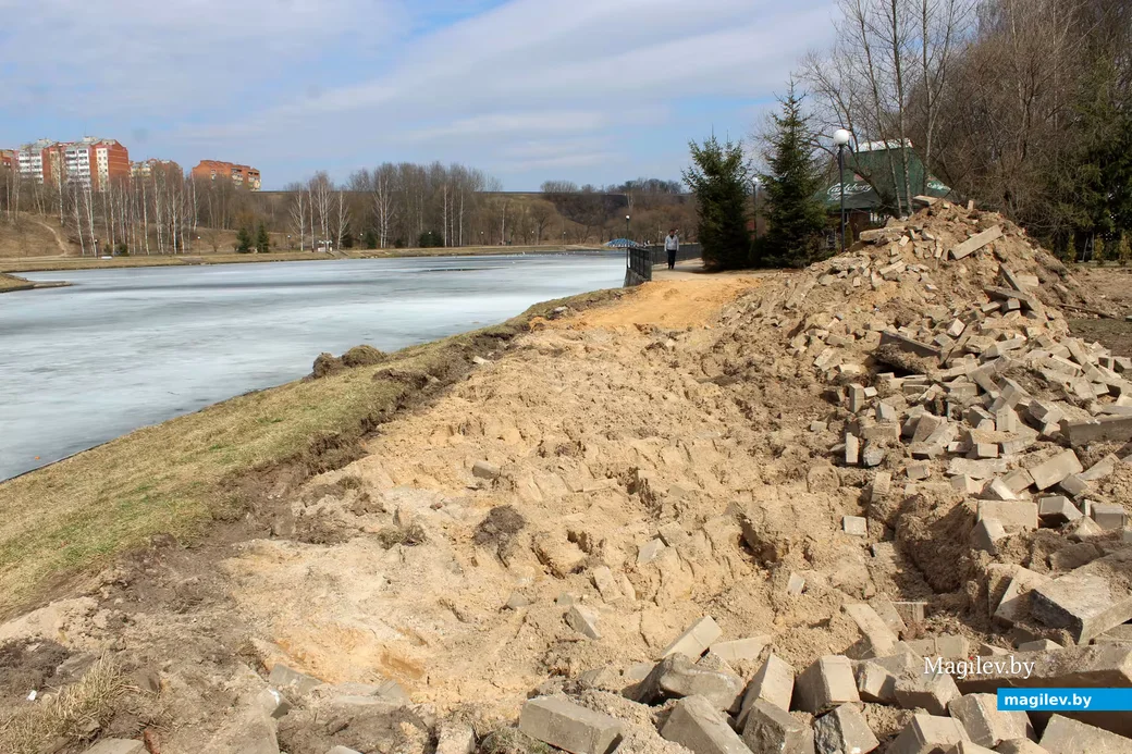 26 марта 2026 года. Могилев. Зона отдыха на реке Дубровенка.