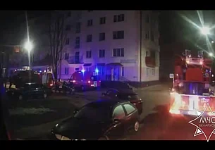 На проспекте Пушкинском в Могилеве горела квартира