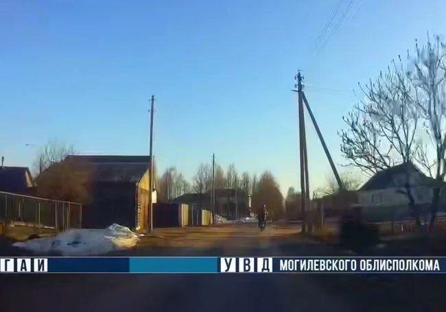 В Хотимске подросток пытался «сбежать» от ГАИ на мопеде