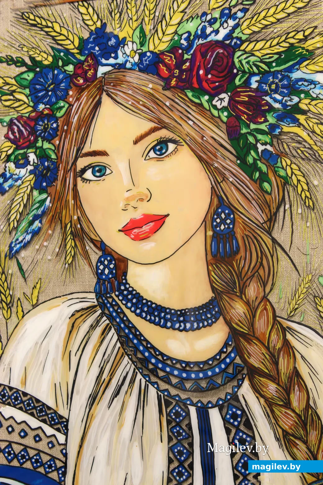 2 апреля 2026 года. Могилев. Выставочный зал. Выставвка «Могилевчанки в стеклянных узорах