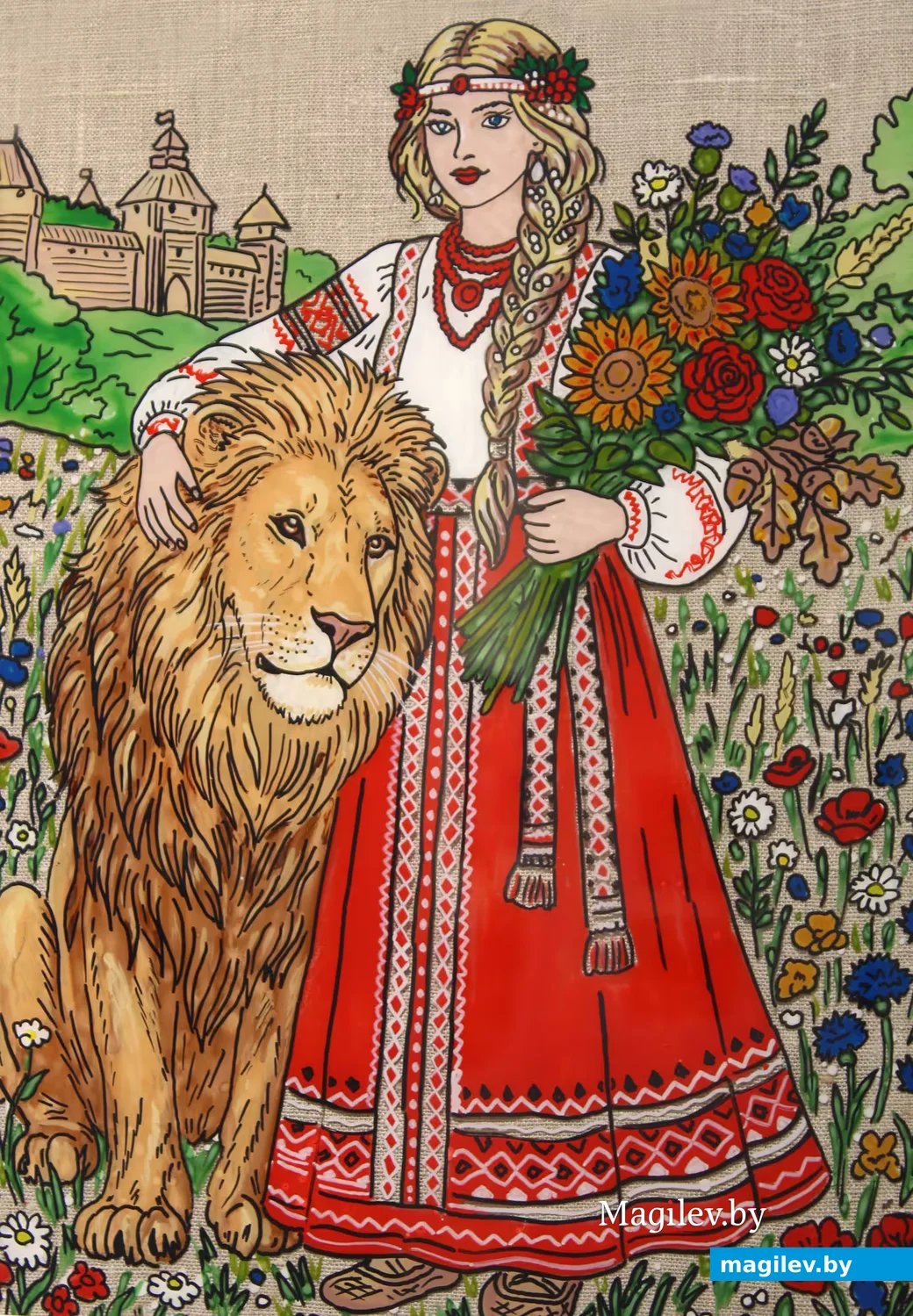 2 апреля 2026 года. Могилев. Выставочный зал. Выставвка «Могилевчанки в стеклянных узорах