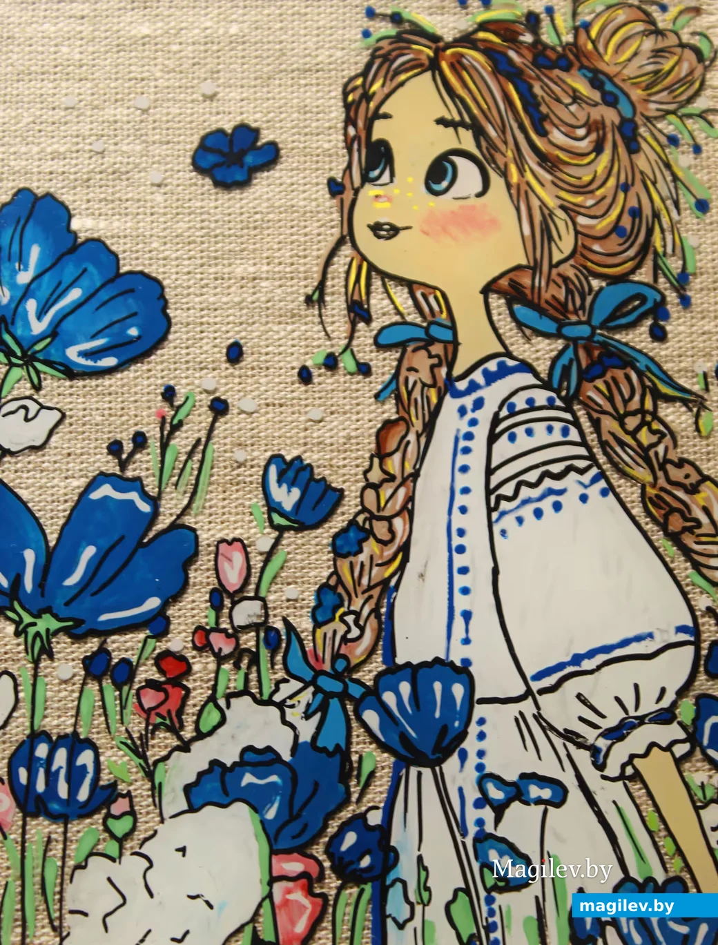 2 апреля 2026 года. Могилев. Выставочный зал. Выставвка «Могилевчанки в стеклянных узорах