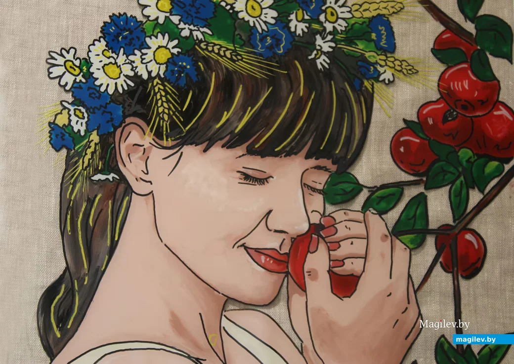 2 апреля 2026 года. Могилев. Выставочный зал. Выставвка «Могилевчанки в стеклянных узорах