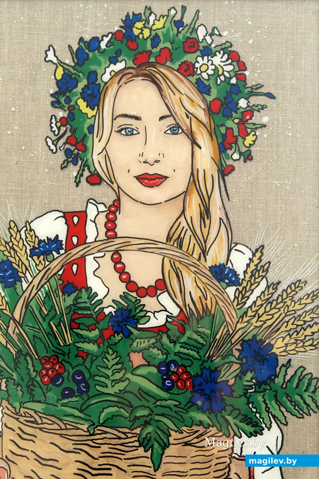 2 апреля 2026 года. Могилев. Выставочный зал. Выставвка «Могилевчанки в стеклянных узорах