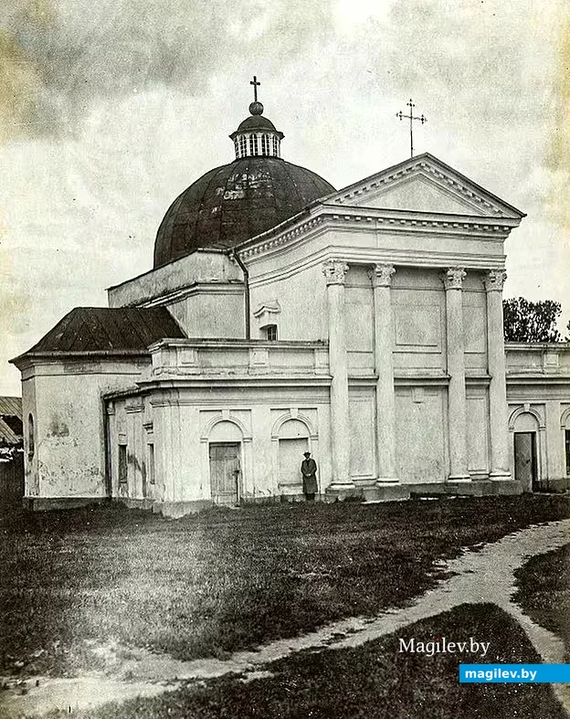 Могилев. Костел Св. Казимира. Главный вход со стороны ул. Большая Садовая. Фото начала 20 века с