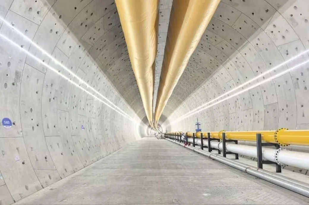  Тоннель под рекой Янцзы. Фото: South China Morning Post.