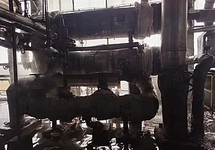 Работники МЧС ликвидировали загорание на ОАО «Могилевхимволокно»