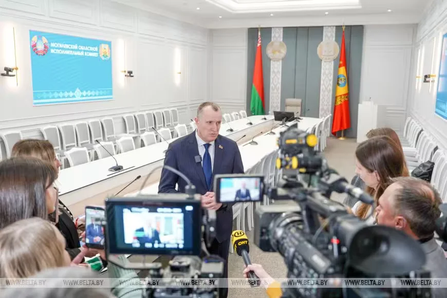 Председатель Могилевского областного исполнительного комитета Анатолия Исаченко. Фото: