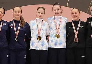 Юные батутисты из Беларуси победили в синхронных прыжках на чемпионате Европы