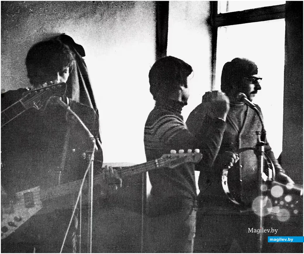 1970-е, Могилев. Алик Бедулин (справа) в составе группы Валерия Каткова.