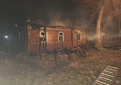 В Мстиславле ночью горел дом, погиб 56-летний мужчина
