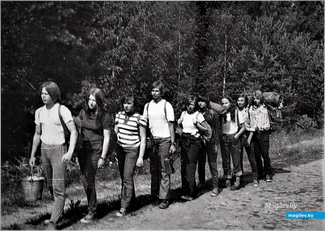  1970-1980-е годы, под Могилевом. 