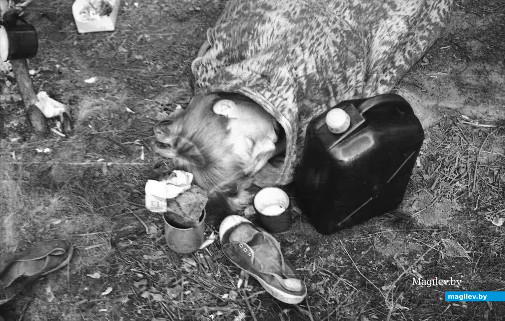  1970-1980-е годы, под Могилевом.