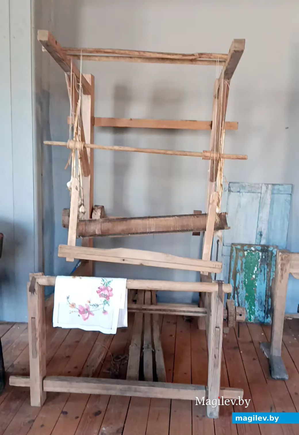   Сакавік 2026 г. Ткацкі станок 1943 года ў Макар-клубе.