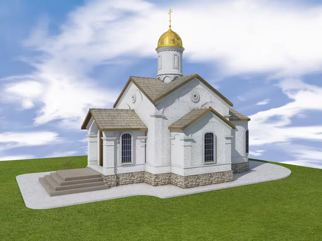  Праект будучага касарыцкага храма. Фота: kosarichi.by