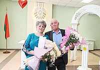 Золотая свадьба в Глуске: свет любви длиною в 50 лет