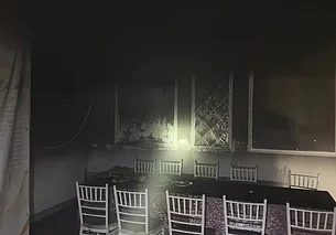 Пожар в кафе на улице Первомайской в Могилеве: пострадавших нет (видео)