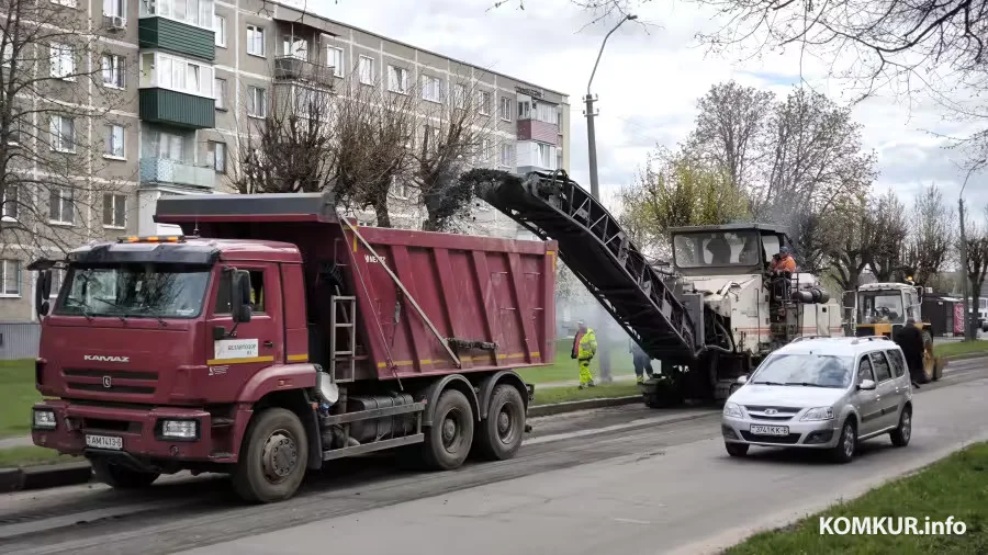 19.04.2026. Бобруйск. Текущий ремонт улиц Ленина и Спартаковская. 
