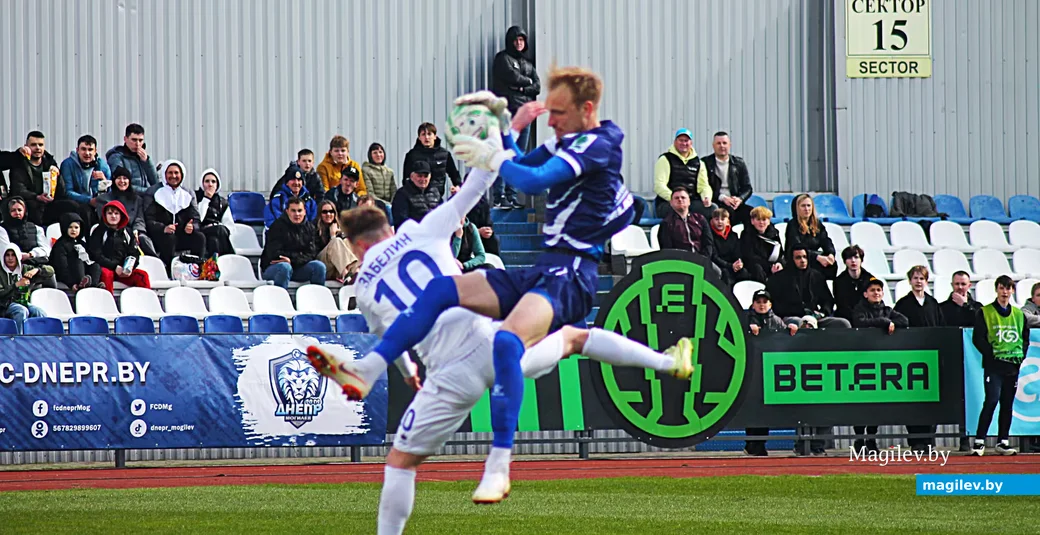  20.04.2026, Могилев, стадион «Спартак». Игра «Днепр-Могилев»  –  «Торпедо-БелАЗ» (Жодино).