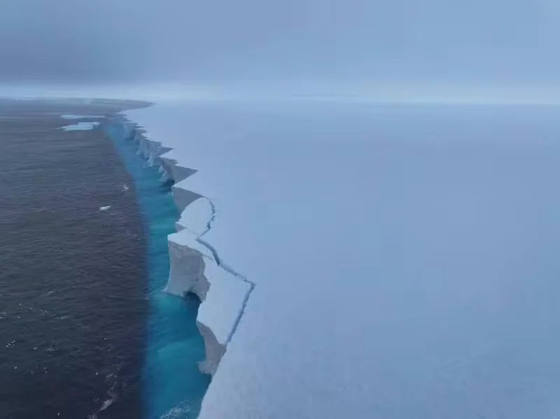  Крупнейший айсберг мира А23а распался на фрагменты после 40 лет дрейфа. Фото: ААНИИ.