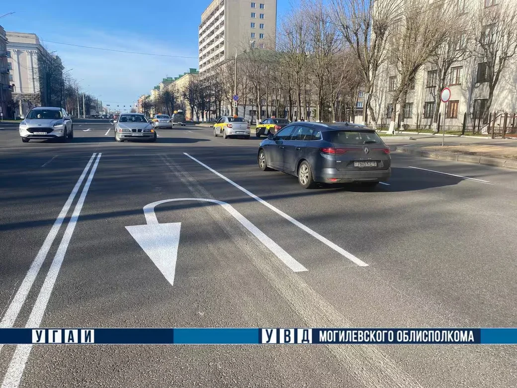 В Могилеве изменения в организации дорожного движения – в районе проспекта Мира. Фото ТК 