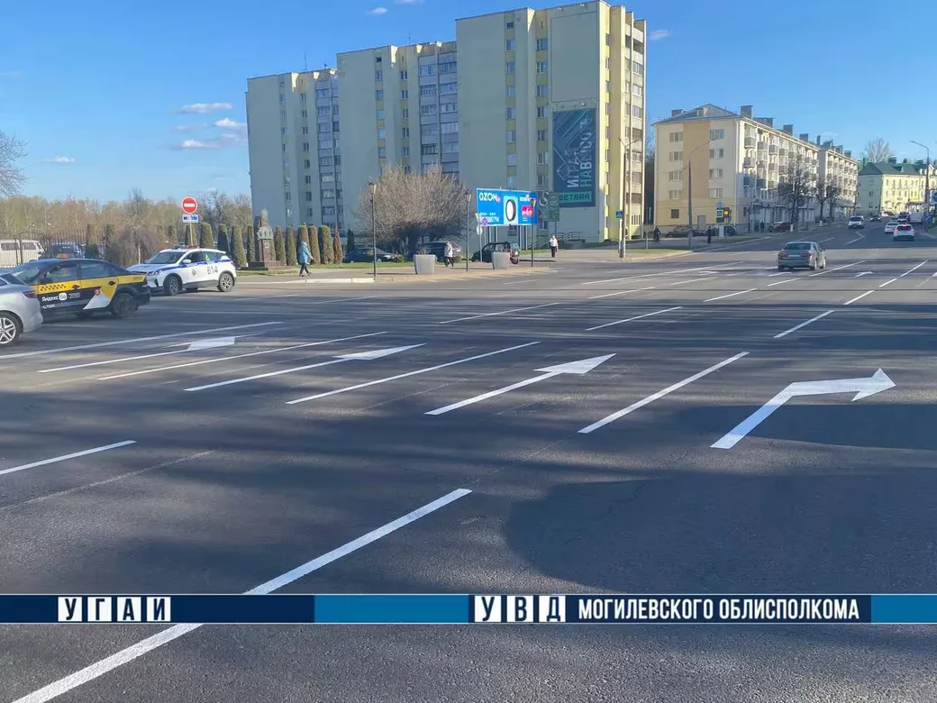 В Могилеве изменения в организации дорожного движения – в районе проспекта Мира. Фото ТК 