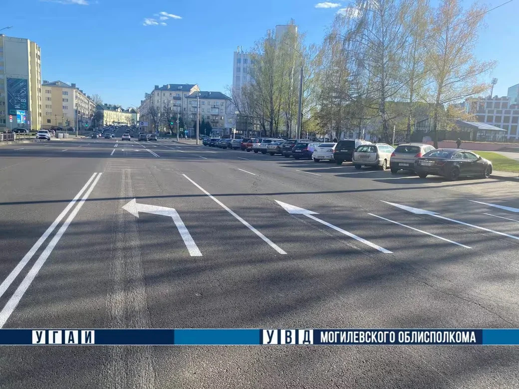 В Могилеве изменения в организации дорожного движения – в районе проспекта Мира. Фото ТК 