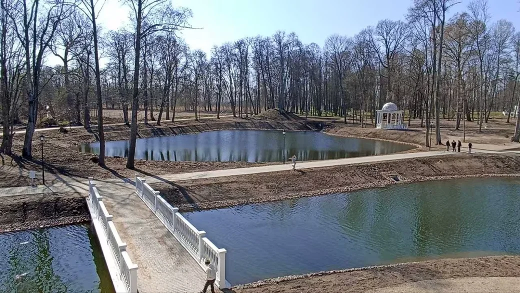 Апрель 2026 года. Дворцово-парковый комплекс в Жиличах Кировского района Могилевской области.  