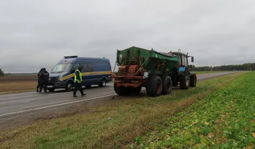 10 октября 2025 года. ДТП с участием маршрутного такси в Светлогорском районе. Фото: СК. 