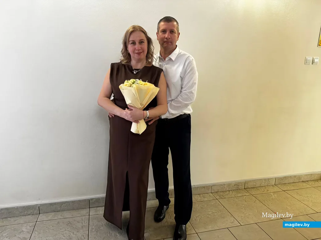 24.04.2026 г. Могилев. ЗАГС. Свадебная пара недели: Наталья Таирова и Юрий Иванчиков. 