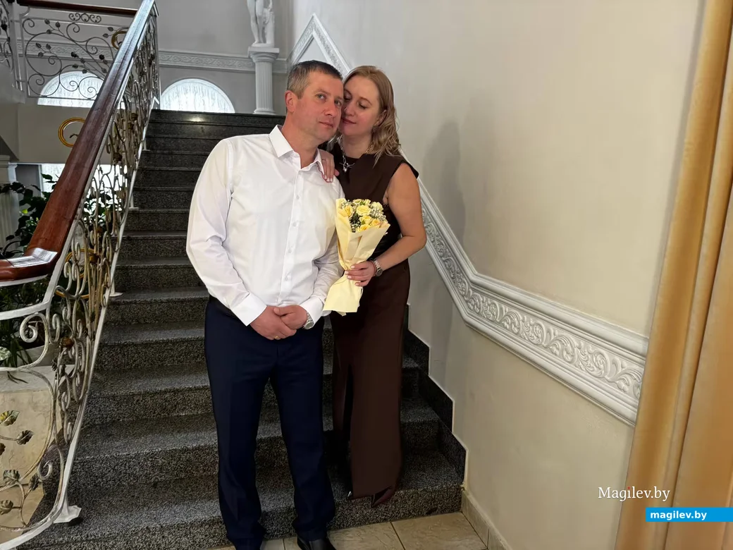  24.04.2026 г. Могилев. ЗАГС. Свадебная пара недели: Наталья Таирова и Юрий Иванчиков.
