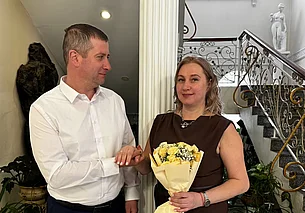 Что больше всего нравится в Могилеве? Наташа! Свадебная пара недели