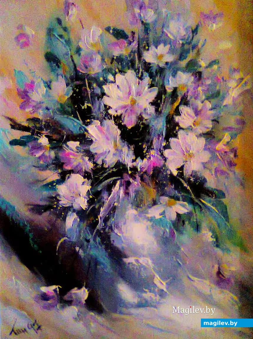   1990-е годы, Могилев. Одна из картин Валентина Михайлова.