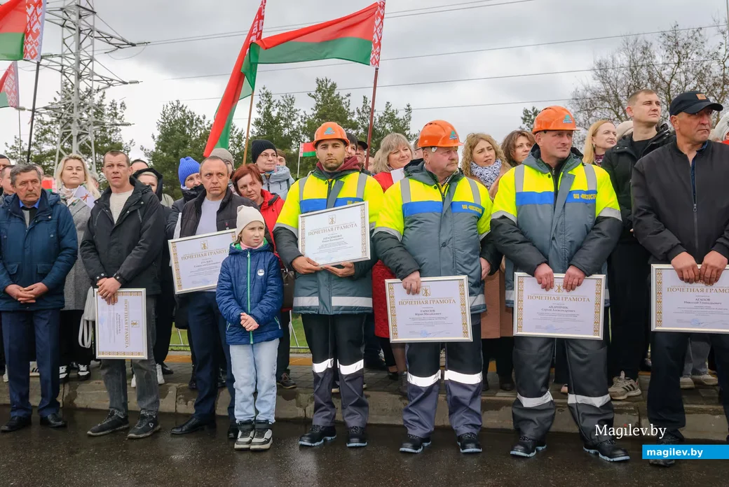 01.05.2026. Бобруйск. Торжественное открытие движения после ремонта по путепроводу на улице Карла