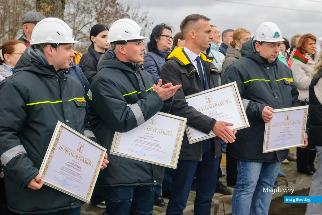 01.05.2026. Бобруйск. Торжественное открытие движения после ремонта по путепроводу на улице Карла