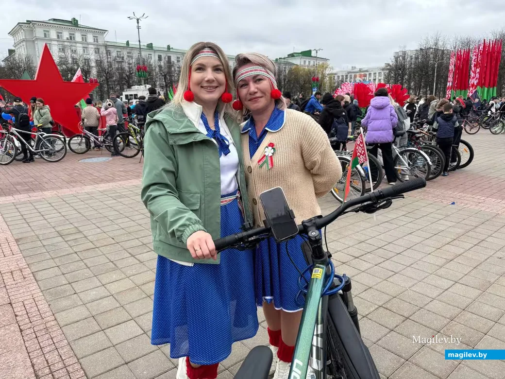  Могилев, 1 мая 2026 года.  Сотни велосипедистов открыли сезон масштабным велопробегом.