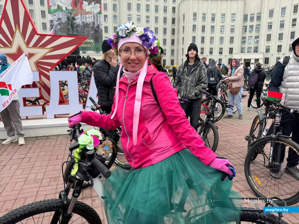 Могилев, 1 мая 2026 года.  Сотни велосипедистов открыли сезон масштабным велопробегом.