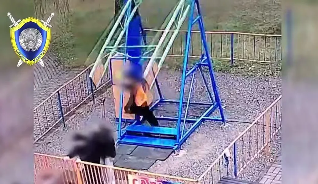 Момент трагедии. Кадр видео СК. 