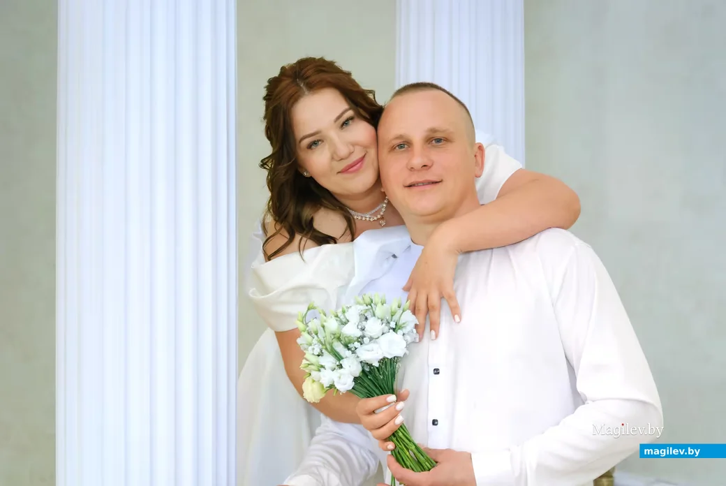 30.04.2026. Отдел ЗАГС Бобруйского горисполкома. Свадебная пара. Александра и Дмитрий