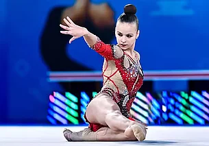 Белоруска Дарья Веренич выиграла вторую медаль Кубка Европы по художественной гимнастике
